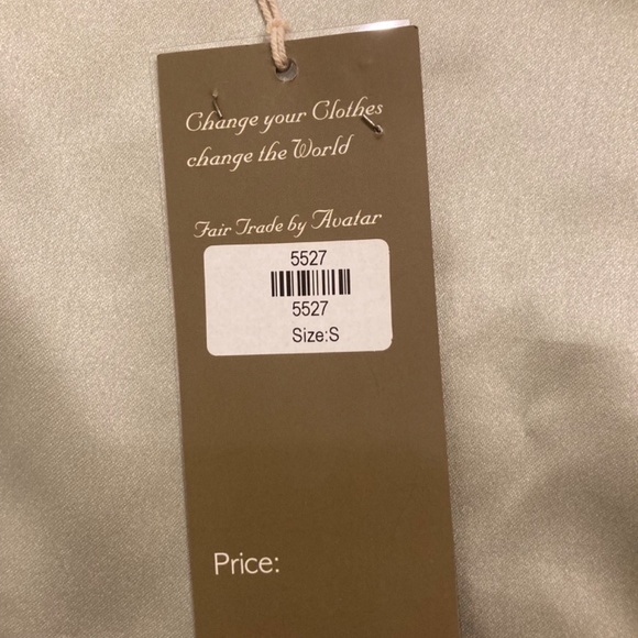 🌟⚡️HOST PICK🌟 Avatar Fair Trade Gray Tiny Waist Peasant Skirt W/Stripes XXS-XS - Picture 11 of 13